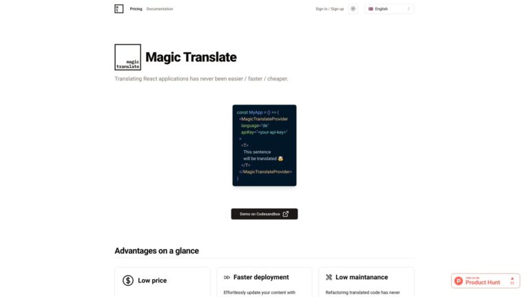 Top Magic Translate AI Tool Review