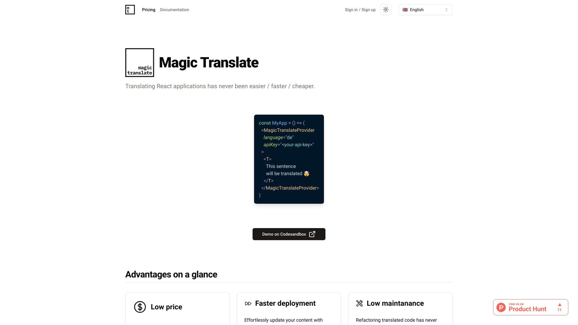 Magic Translate logo