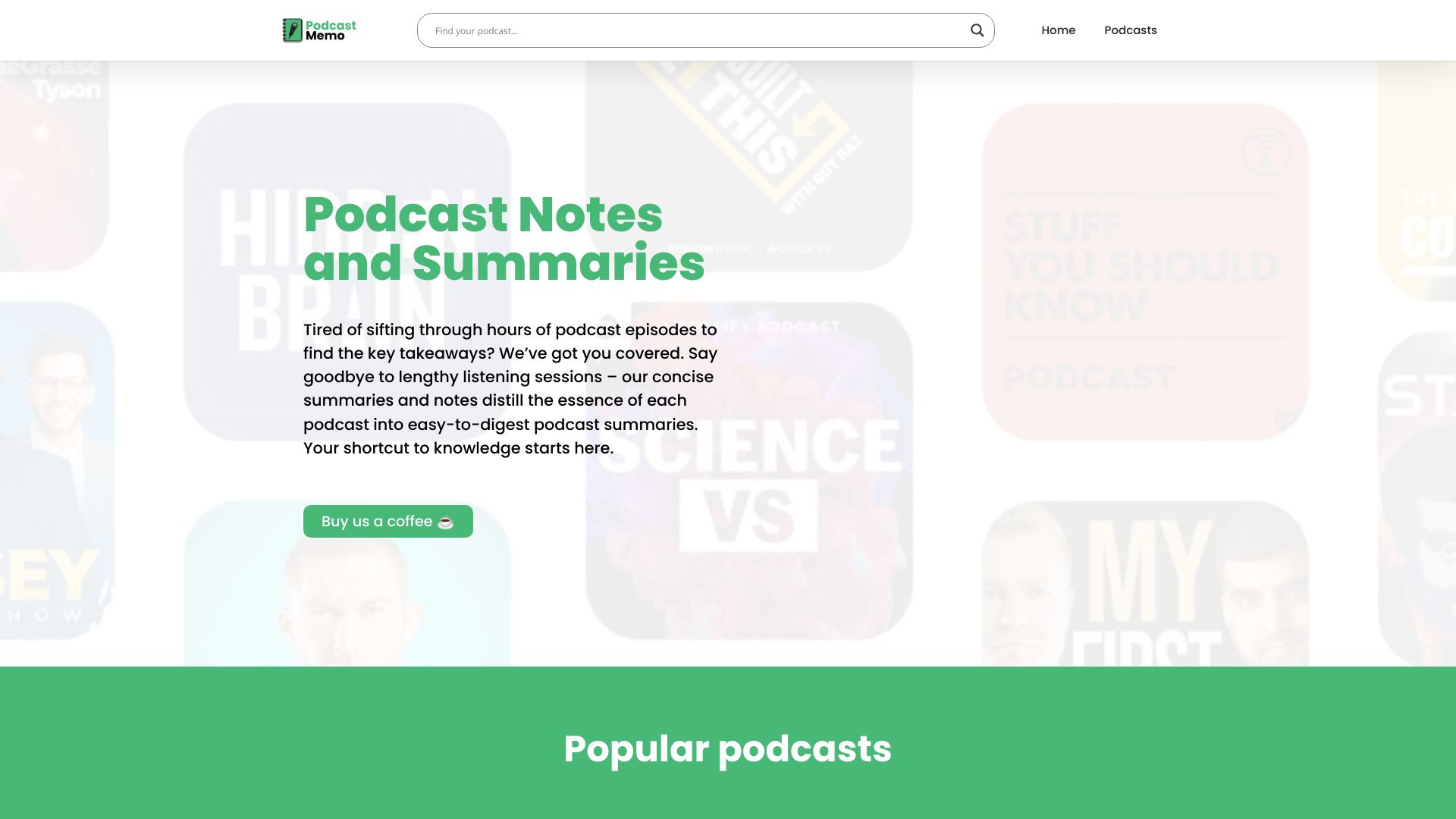 PodcastMemo logo