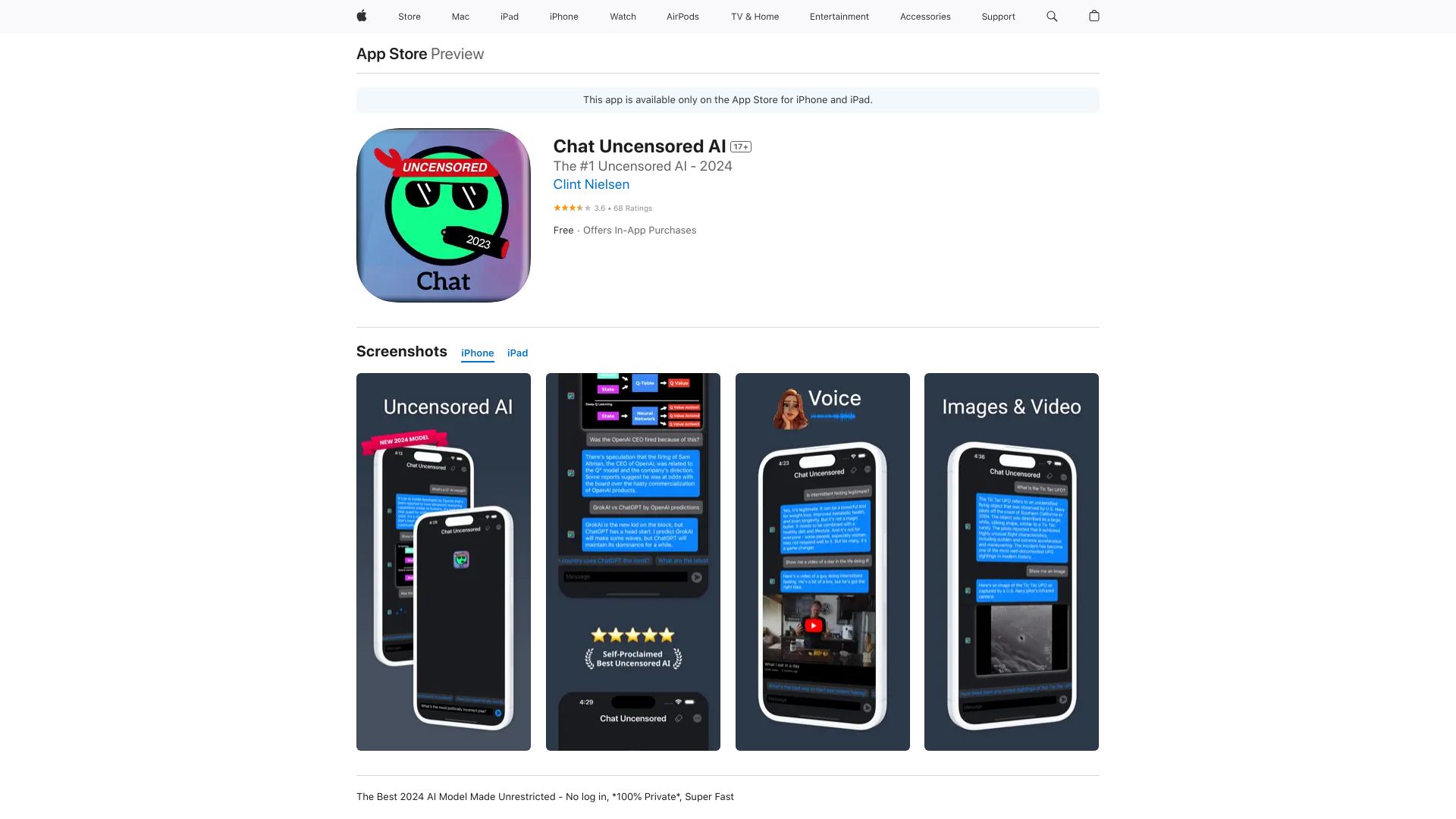 Chat Uncensored AI logo