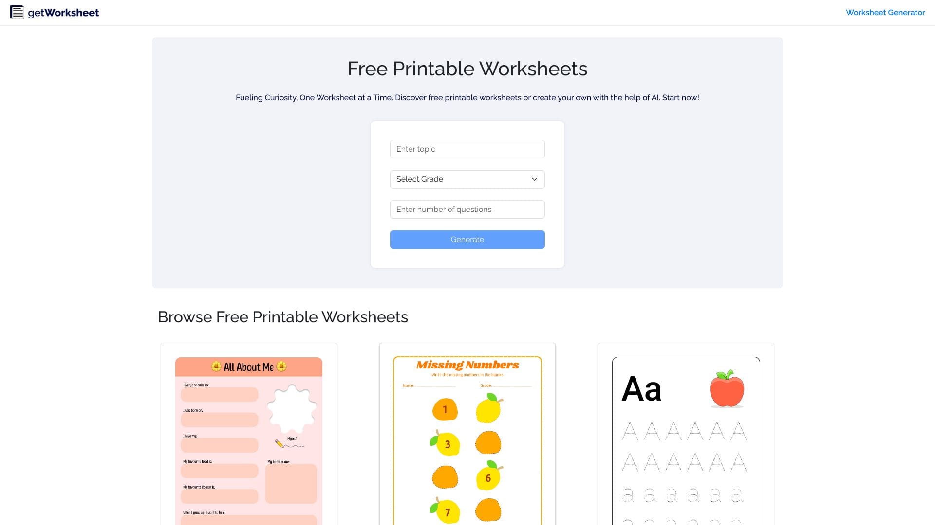 Get Worksheet logo