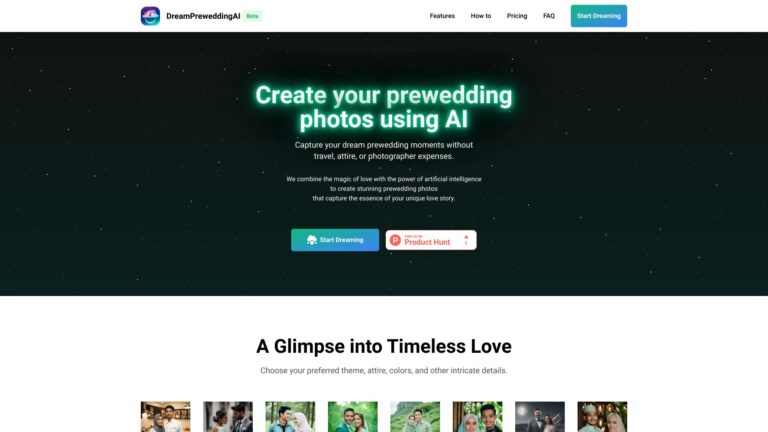 Free Dream Prewedding AI AI Tool Review