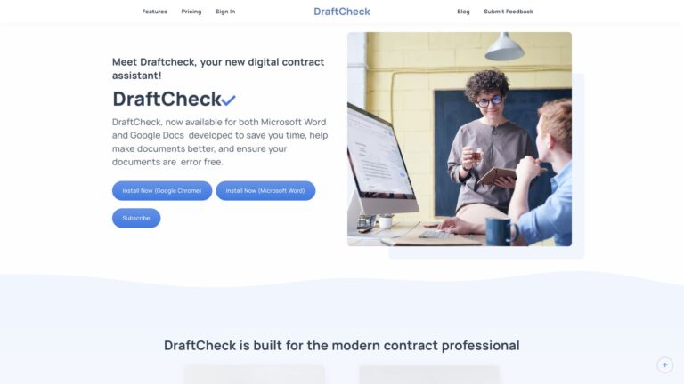 Innovative Draftcheck AI Tool Review