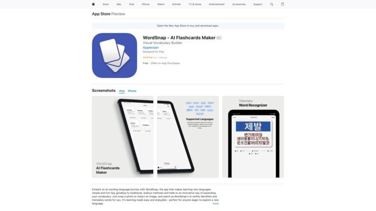 Free Wordsnap AI Tool Review