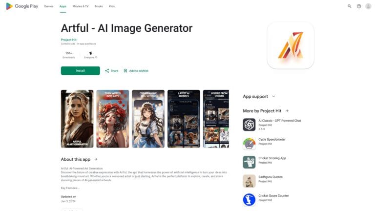 Popular Artful AI Tool Review