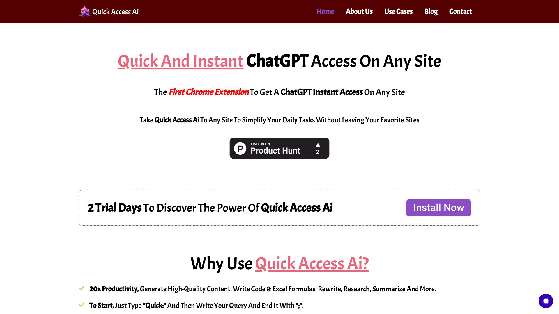 Quick Access Ai logo