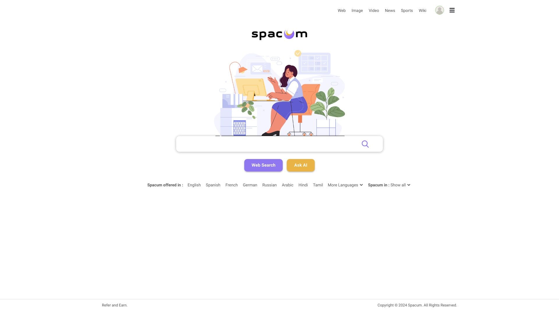 Spacum Browser logo