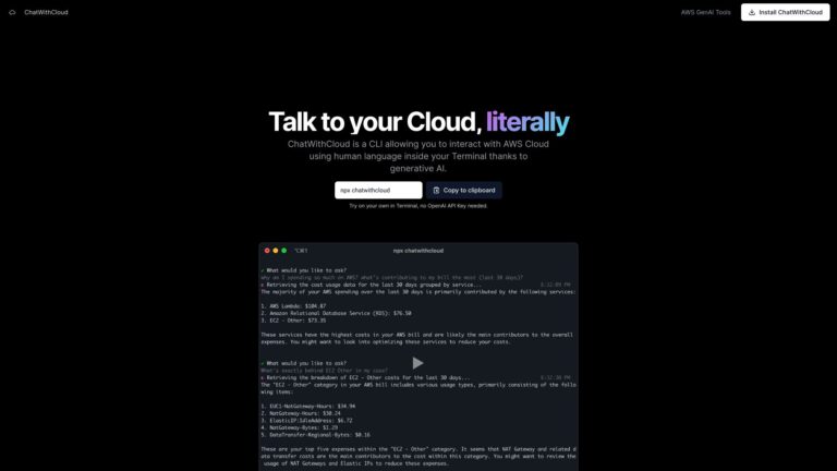 Advanced Chatwithcloud AI Tool Review