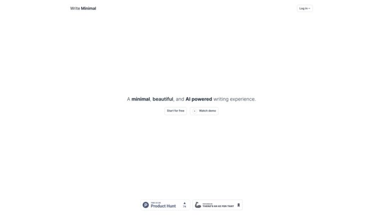 New Write Minimal AI Tool Review