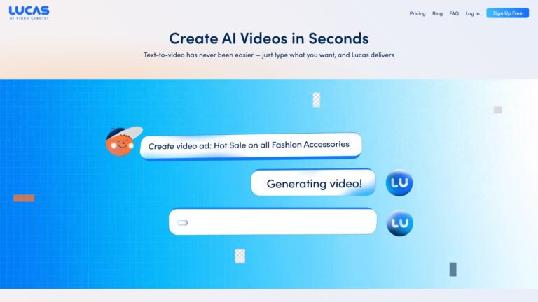Innovative Lucas, AI Video Creator AI Tool Review
