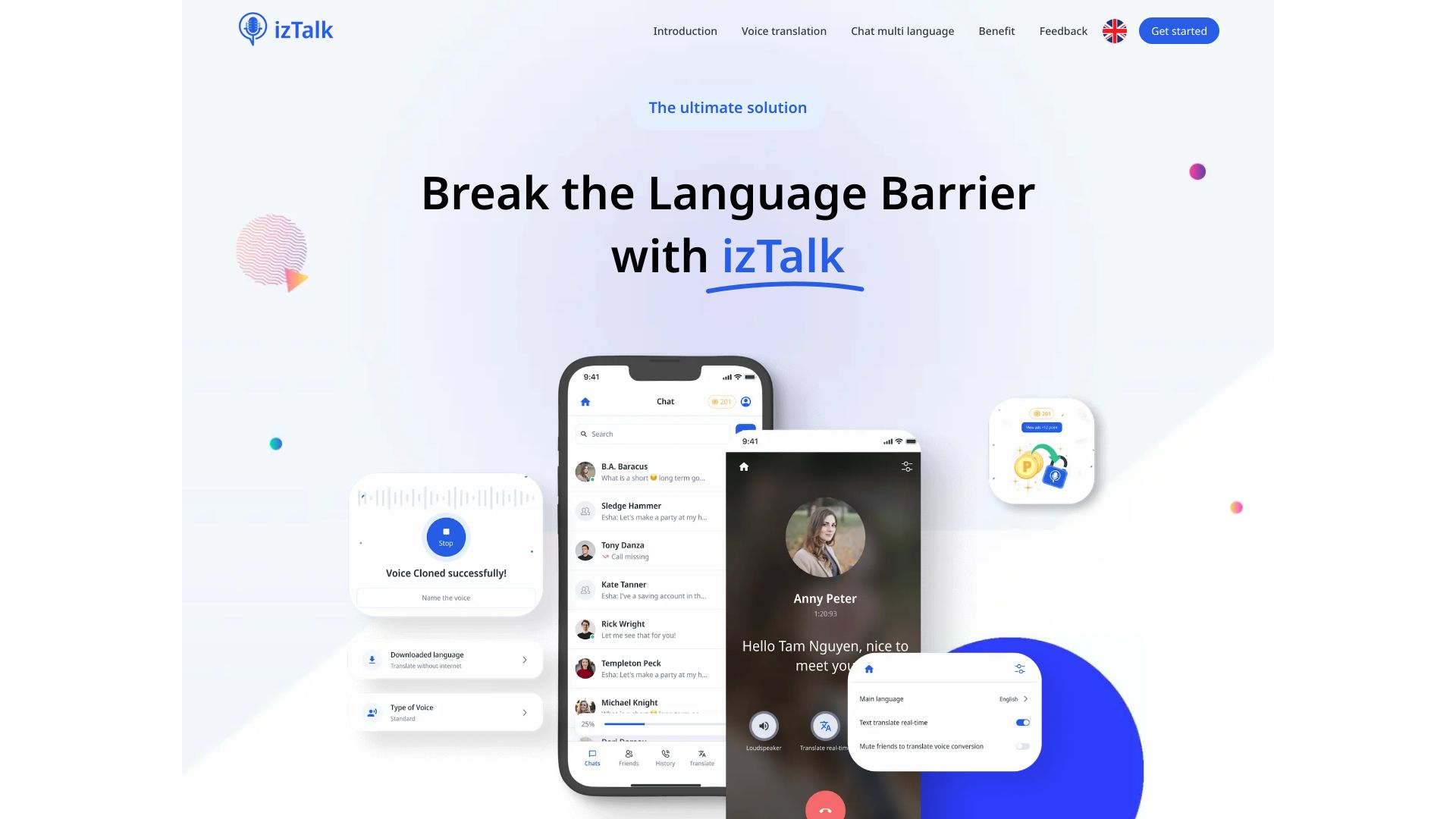 izTalk logo