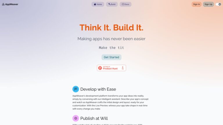 Smart Appweaver AI Tool Review