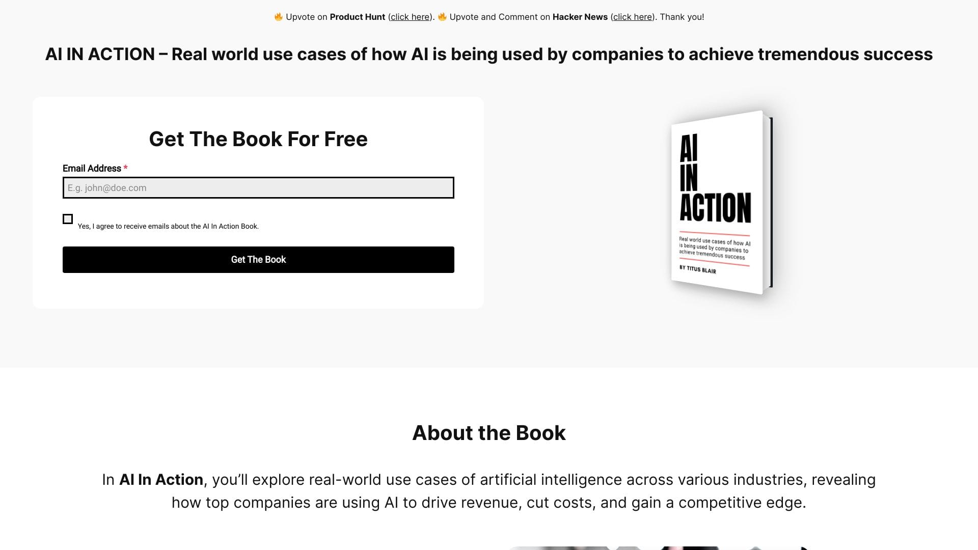 AI In Action Book logo