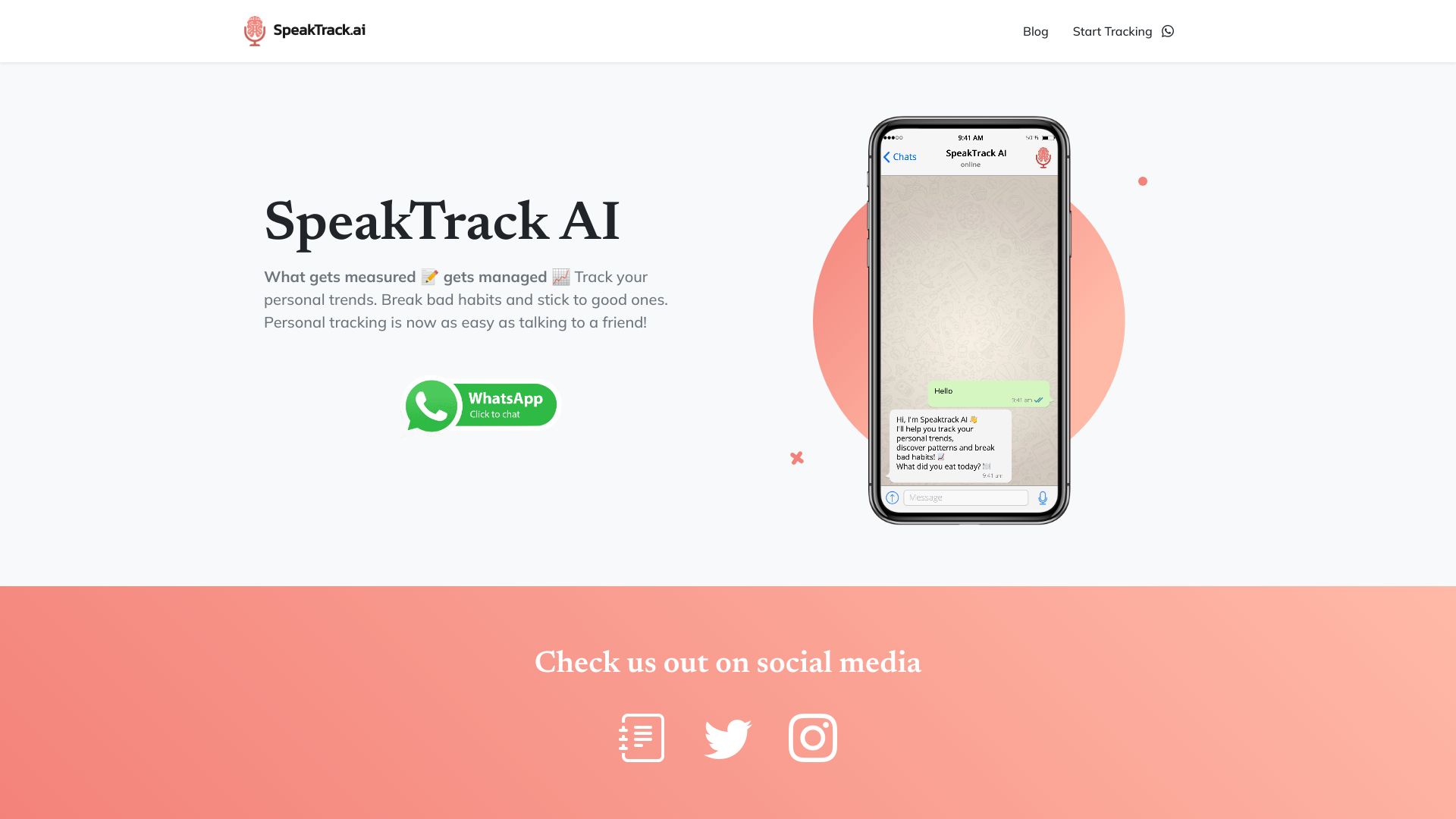 SpeakTrackAI logo