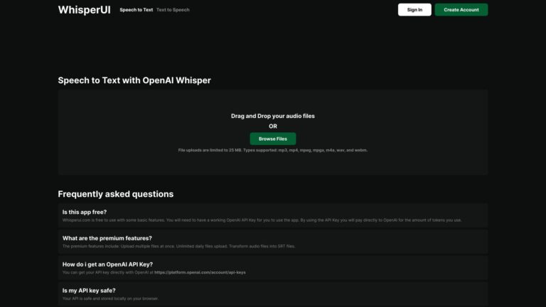 Innovative Whisperui AI Tool Review