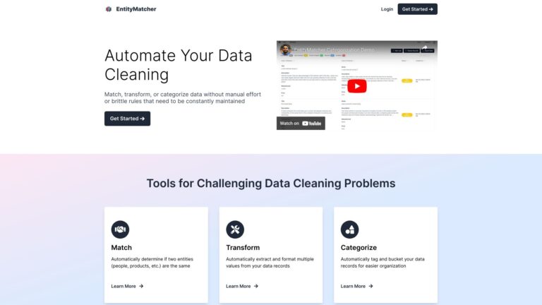 Smart Entitymatcher AI Tool Review