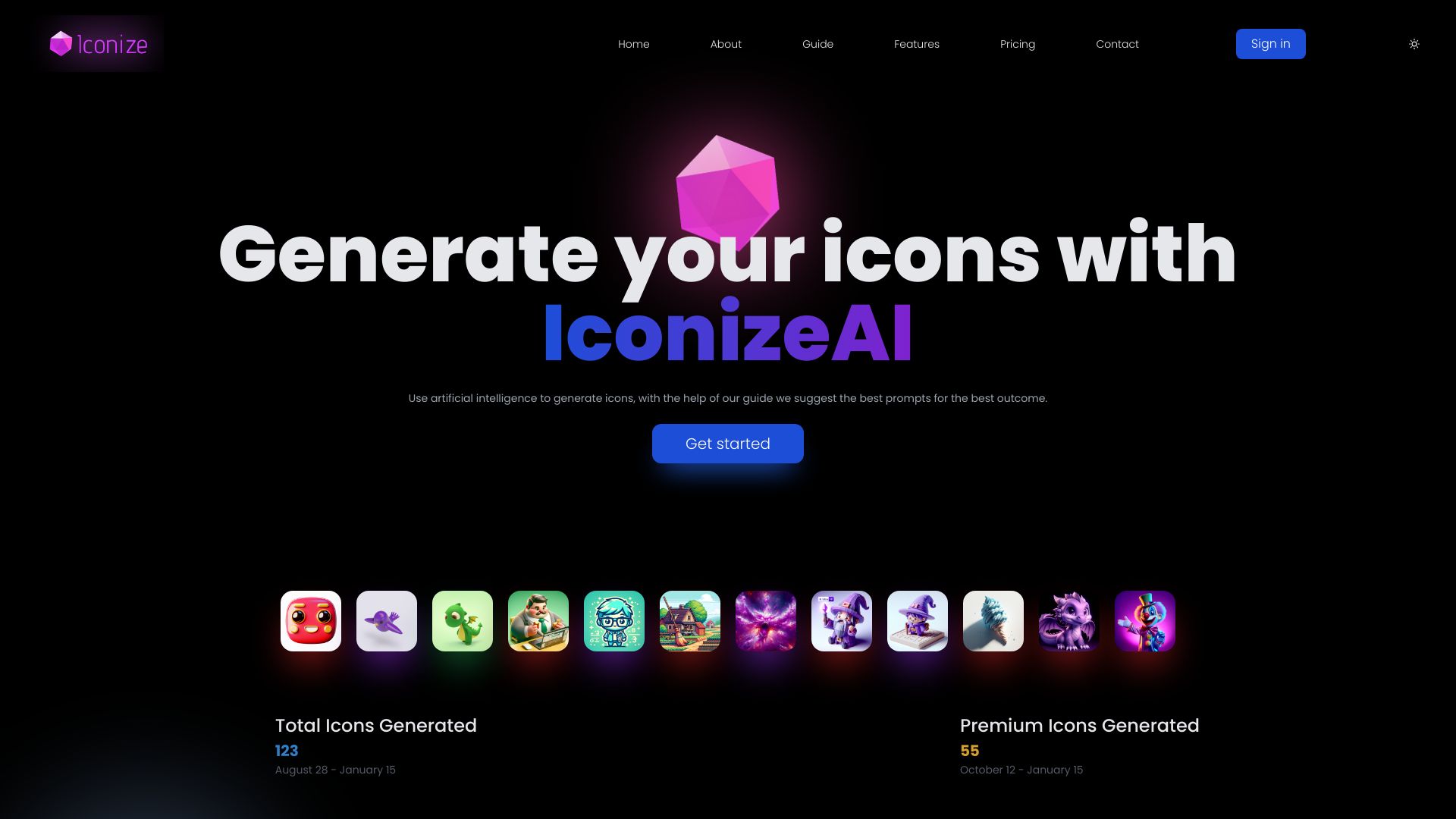 IconizeAI logo