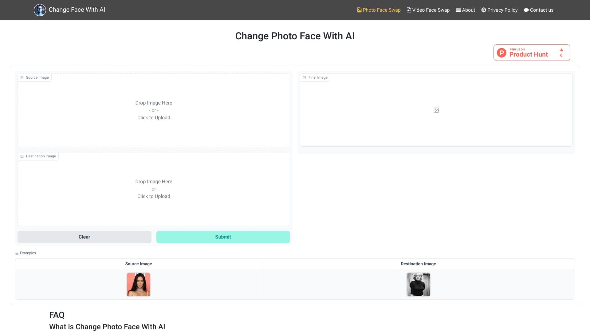 Change Face With AI logo