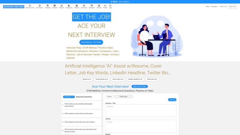 New Interview Prep Now AI Tool Review