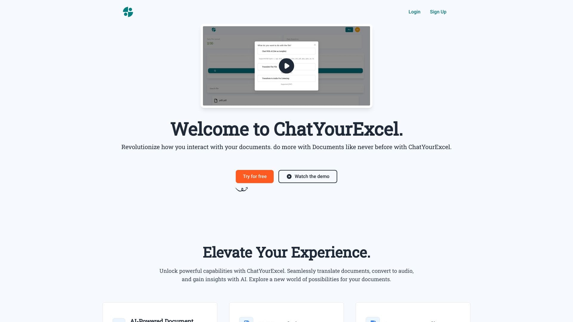 ChatYourExcel logo