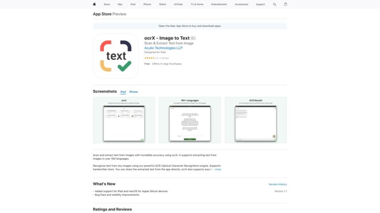 Popular Ocrx AI Tool Review
