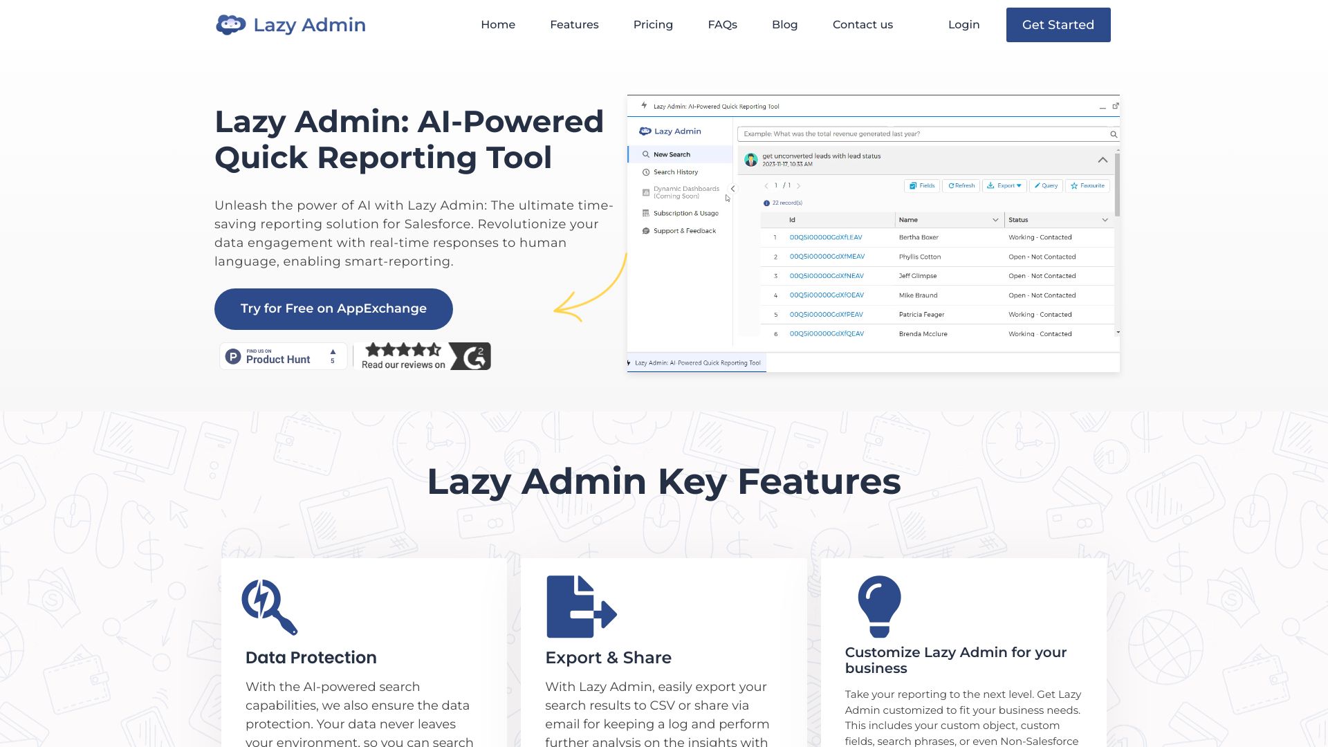 Lazy Admin logo
