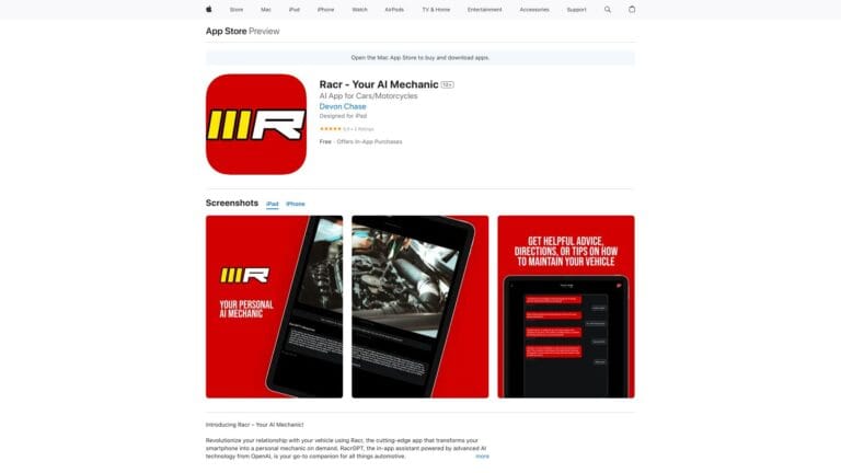 Popular Racr AI Tool Review