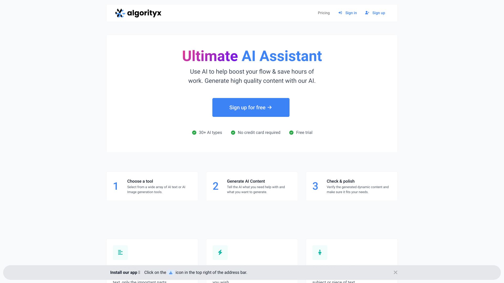 Algorityx logo