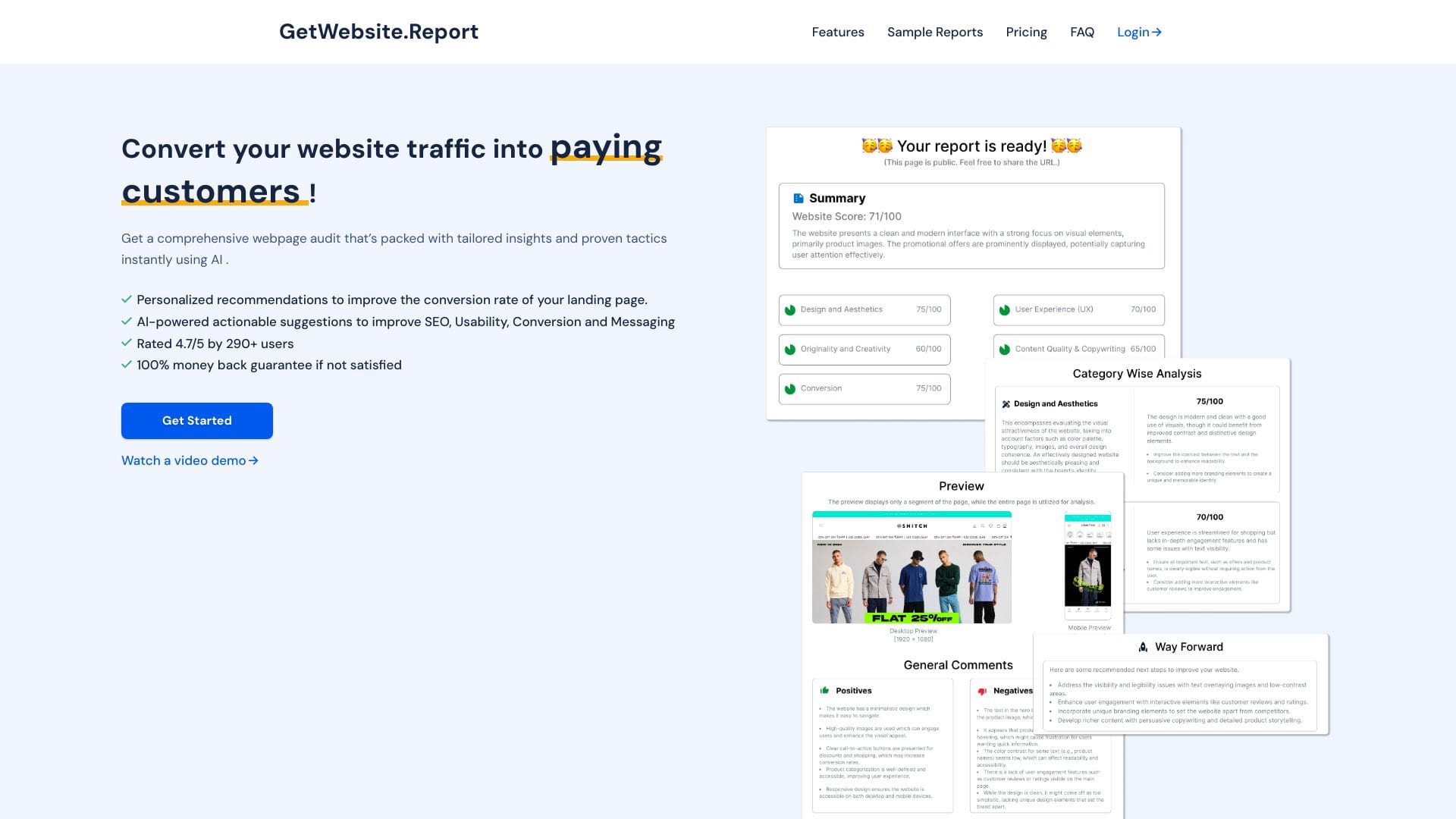GetWebsite.Report logo