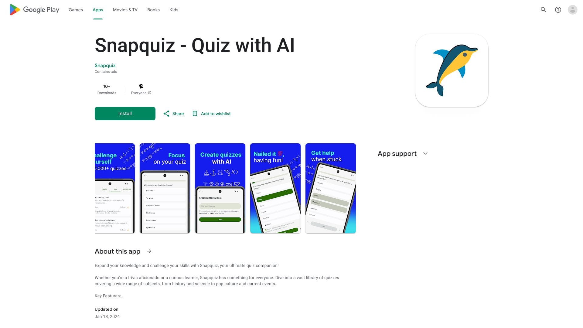 Snapquiz logo