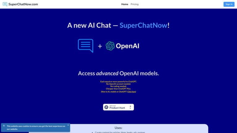 New Superchatnow AI Tool Review