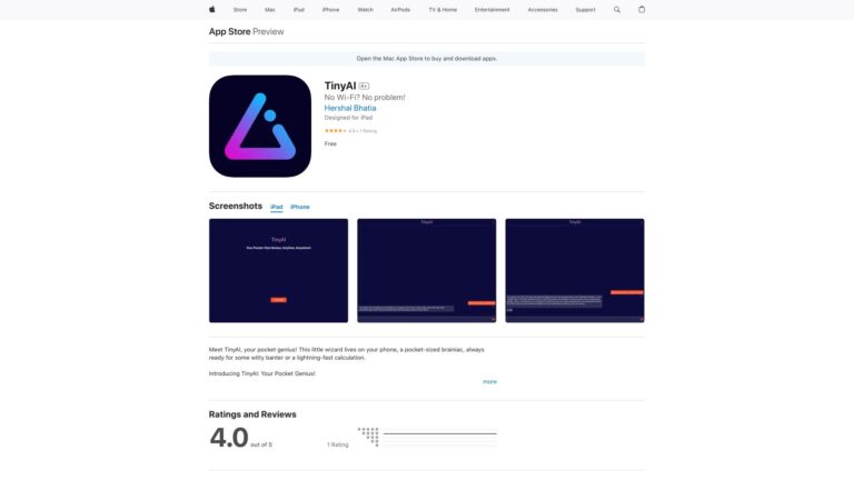 Best Tinyai AI Tool Review