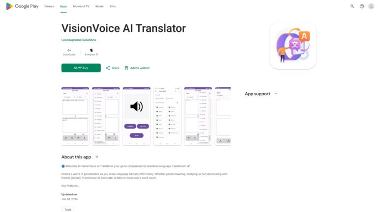 Free Visionvoice AI Translator AI Tool Review