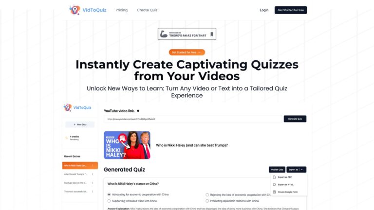 Advanced Quizwizard AI Tool Review