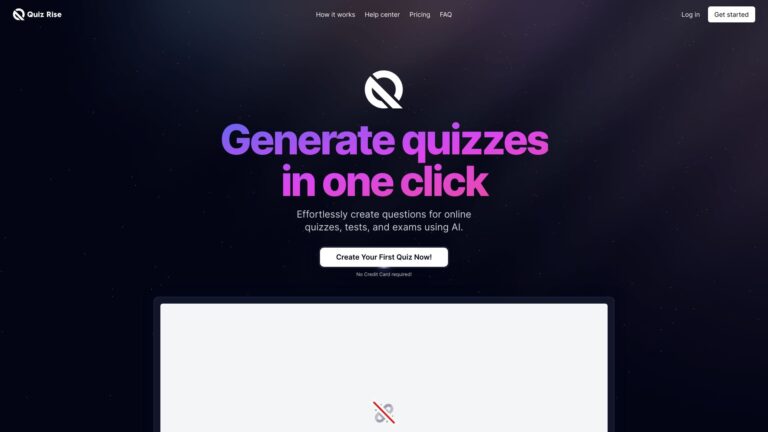 Free Quizrise AI Tool Review
