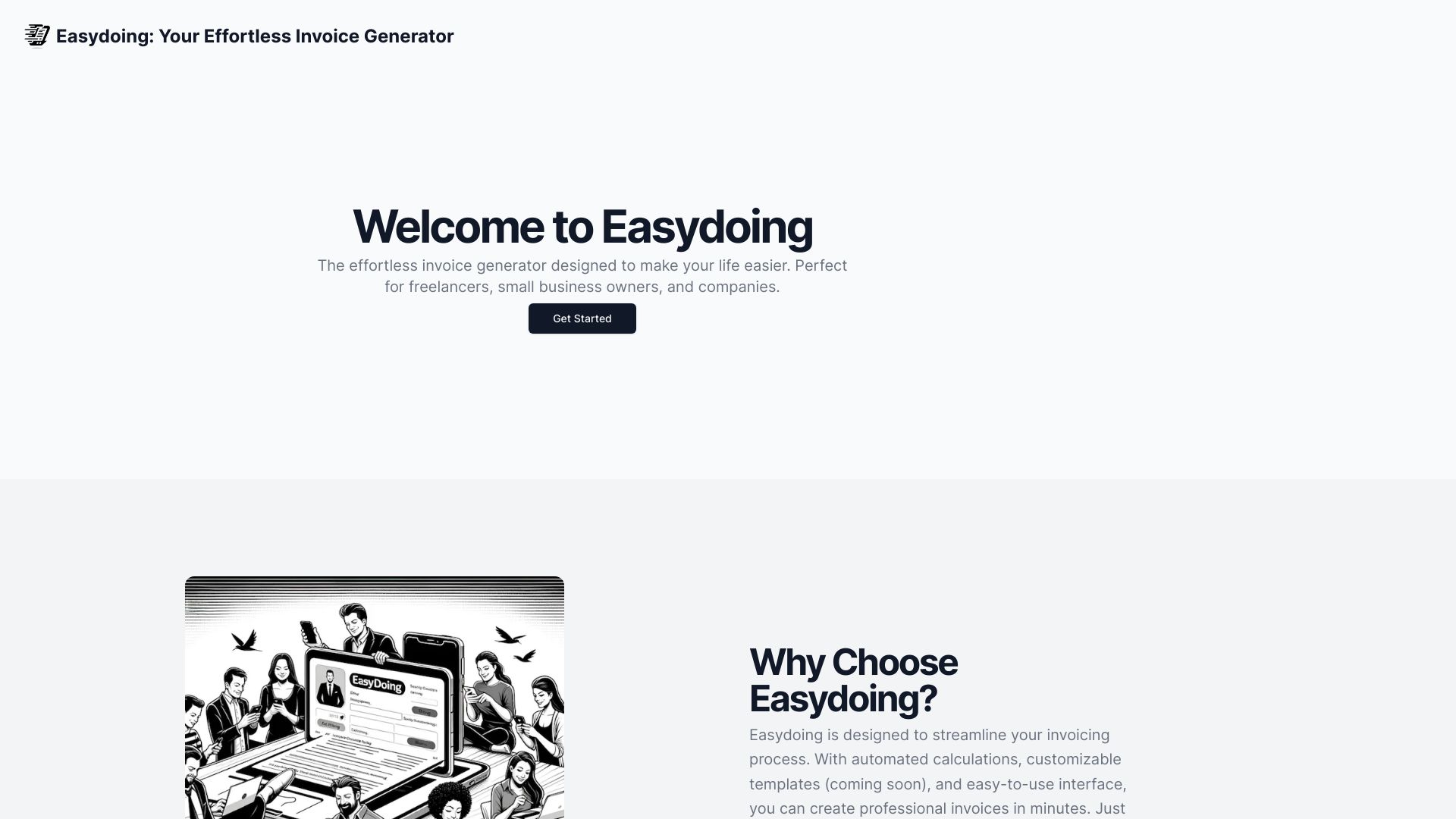 Easygoing/Easydoing logo