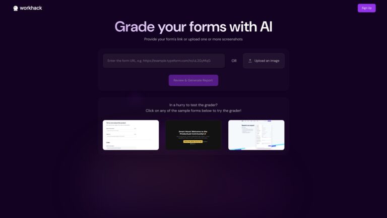 Best Workhack Form Tuner AI Tool Review