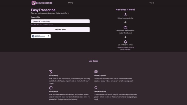 Trending Easytranscribe AI Tool Review