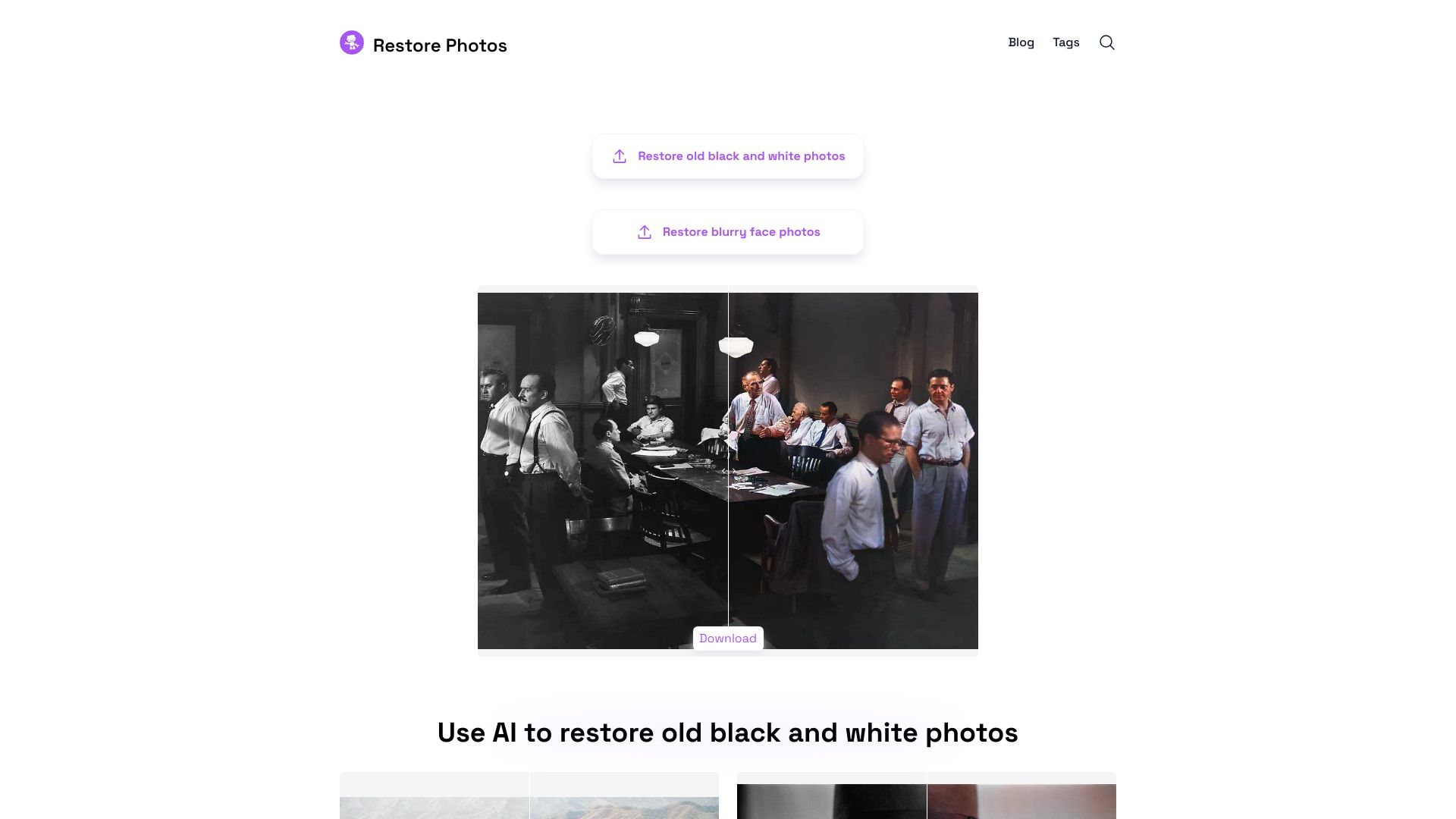 Restore Photos logo