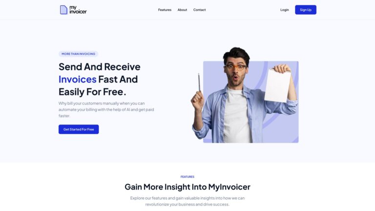 Free Myinvoicer AI Tool Review