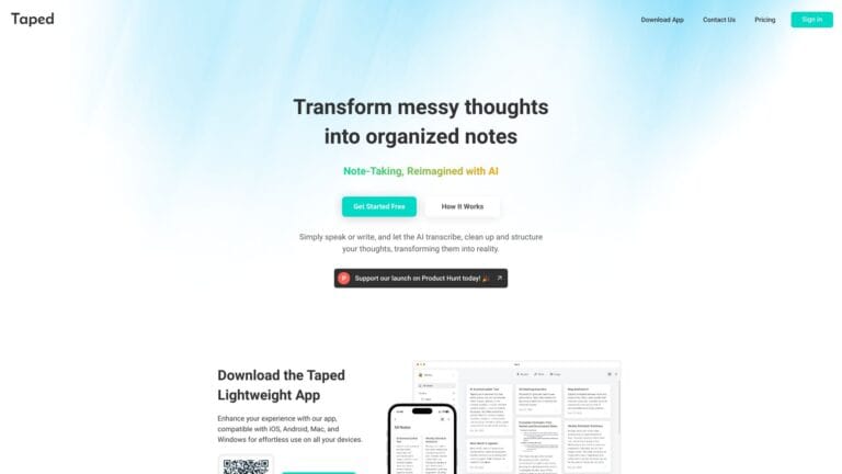 Free Taped.ai AI Tool Review
