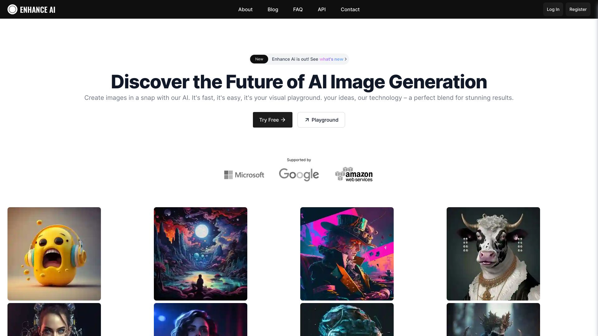 Enhance AI logo