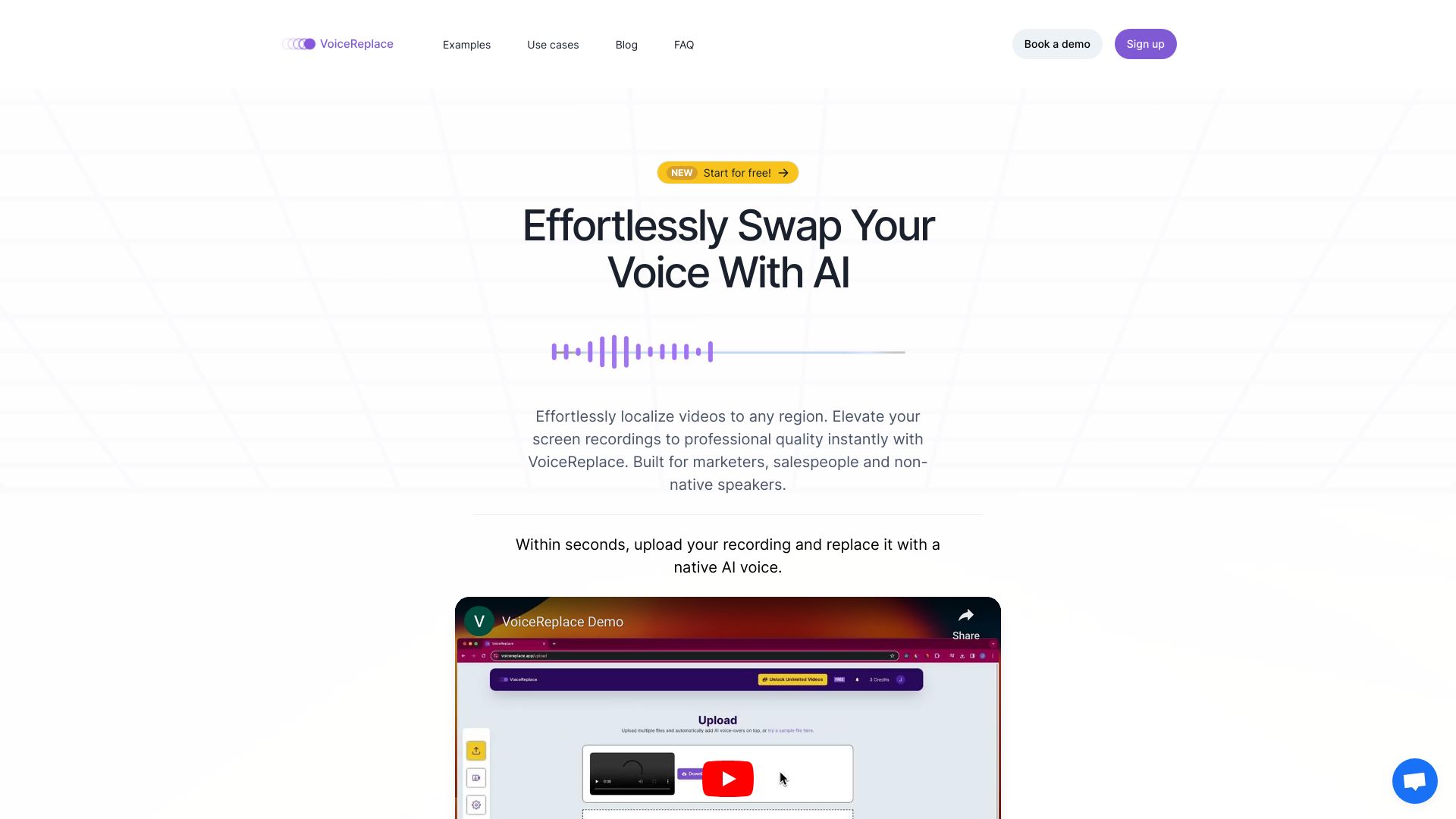 VoiceReplace logo