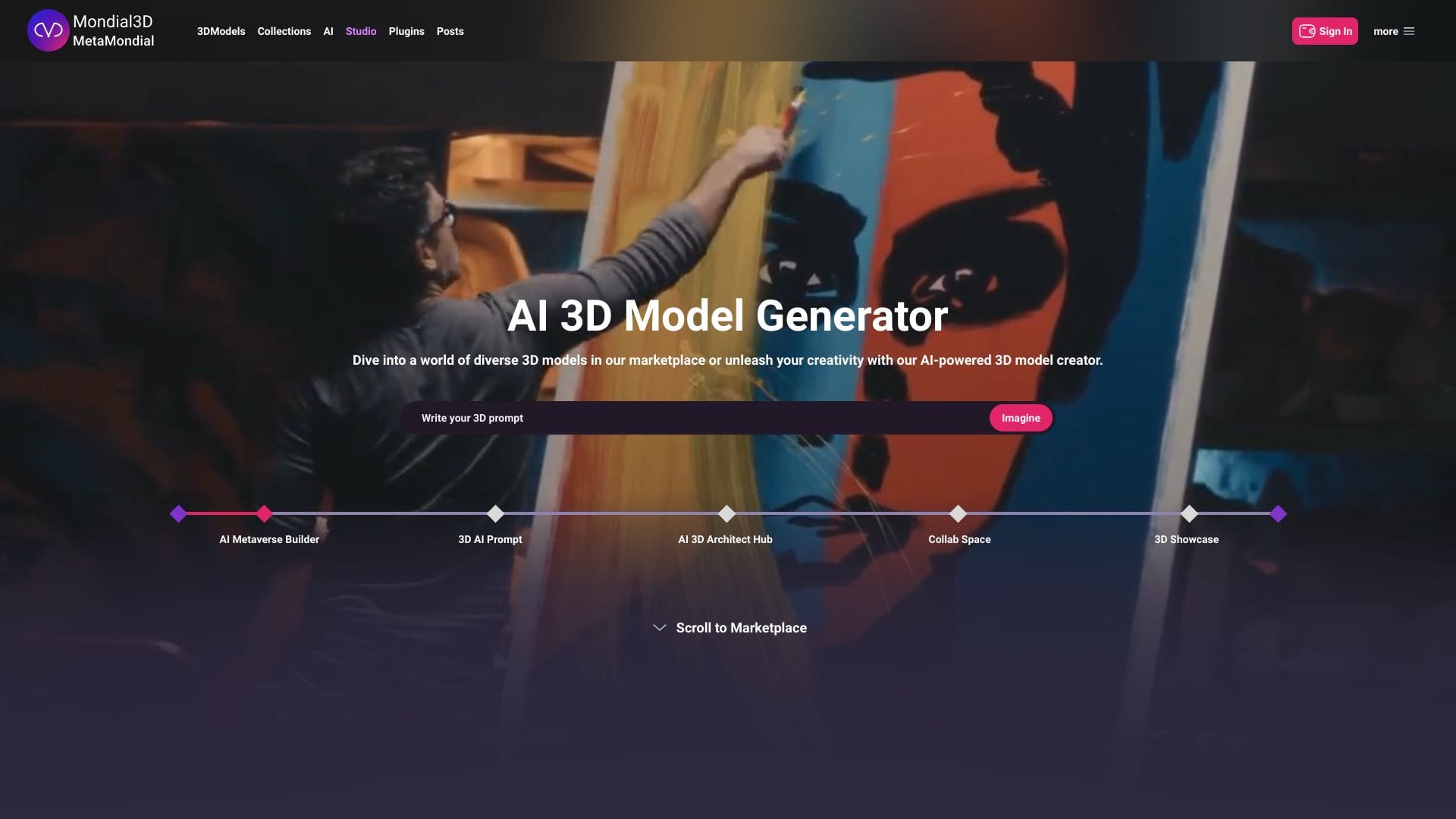 Mondial3D logo