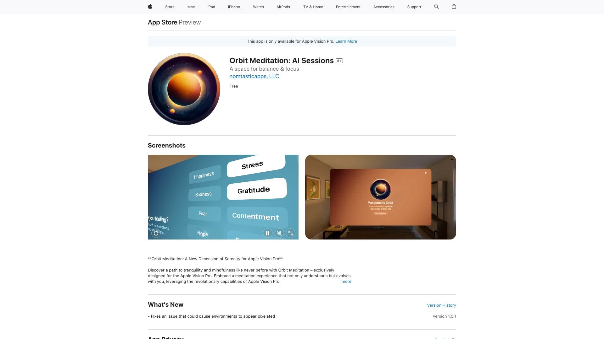 Orbit Meditation logo