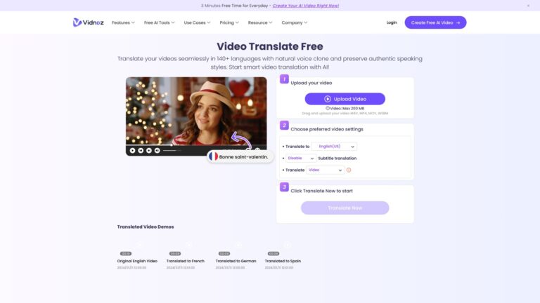 Advanced Vidnoz AI AI Tool Review