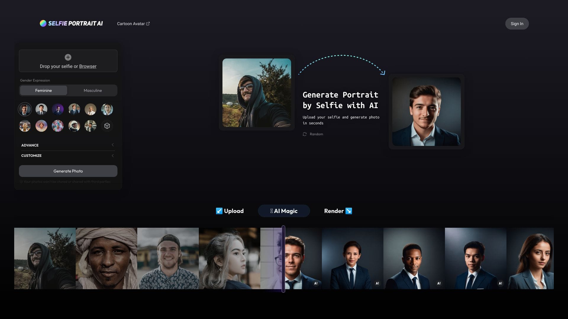 Business Portrait AI logo