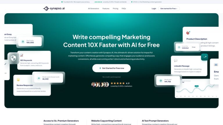 Popular Synapso.ai AI Tool Review