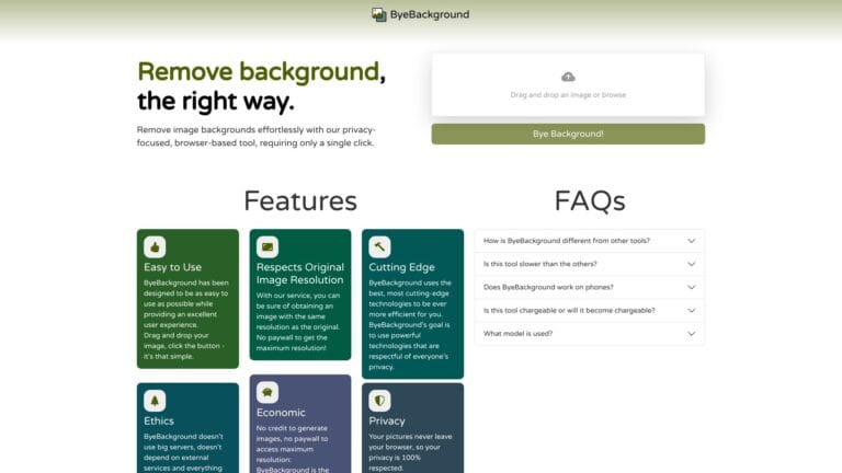 Top Byebackground AI Tool Review