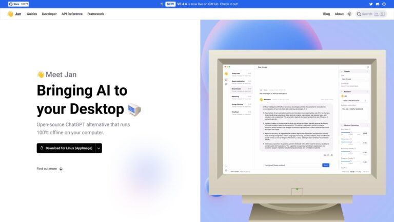 New Jan AI AI Tool Review